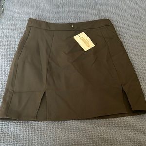 Misguided Double Slit Mini Skirt